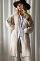 Mayfair Long neuletakki, beige