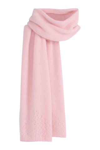 Nice mohairhuivi, rose