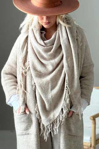 Nolan neulehuivi, beige