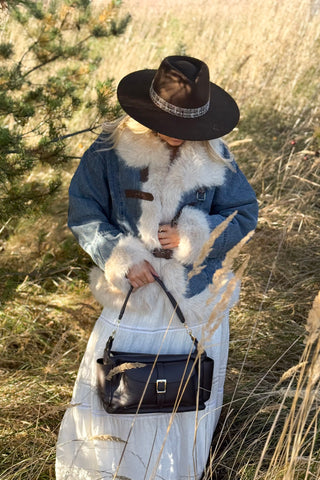 Northern Luxe denim jacket, blue