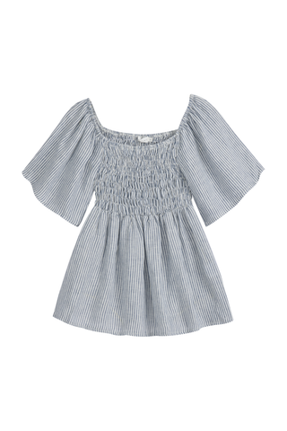 Oaklyn pellavapaita, blue stripe