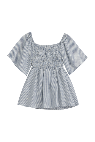 Oaklyn pellavapaita, blue stripe