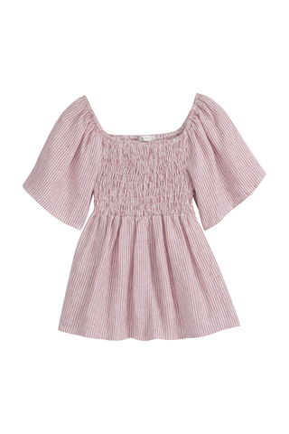 Oaklyn pellavapaita, pink stripe
