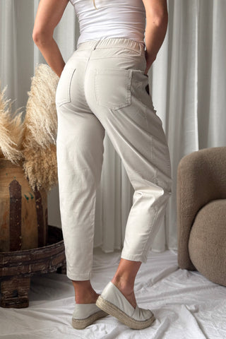 Ornela stretch housut, beige