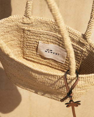Panier medium olkalaukku, natural