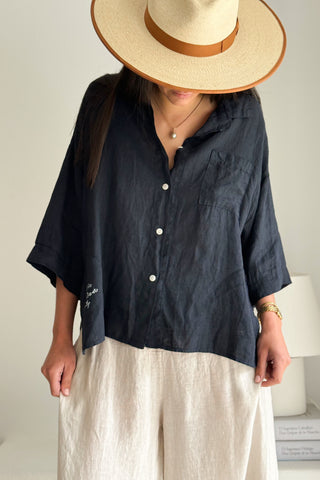 Sunny june pellavapaita, navy