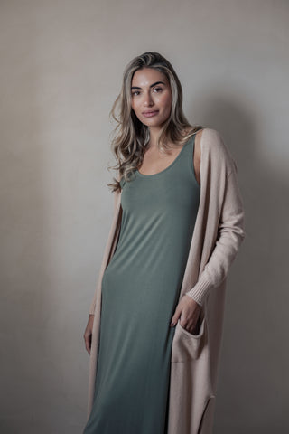 Pure Ease neuletakki beige