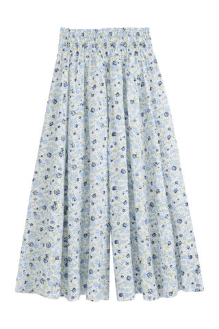 Sevilla pellavahousut, floral blue