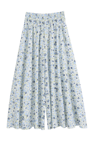 Sevilla pellavahousut, floral blue