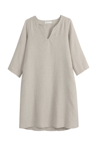 Sharon linen dress, natural