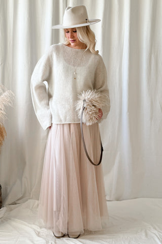 Mira olkalaukku, off white