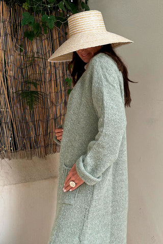 Slowly morning cardigan, danish green