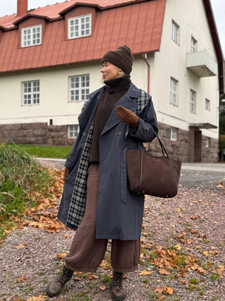 Society suede laukku, coffee