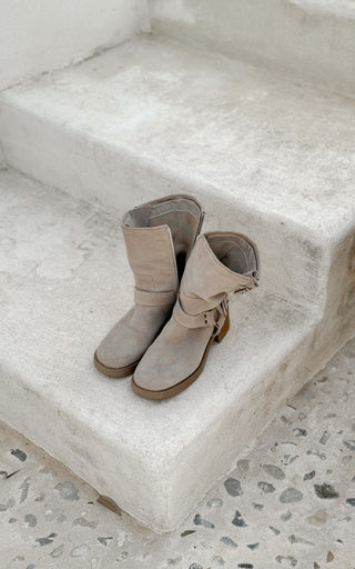Spark suede saappaat, light beige