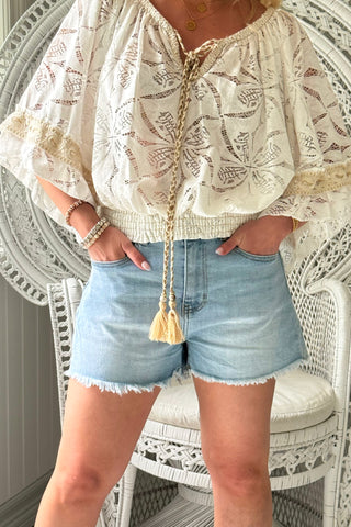 Summer denim shortsit