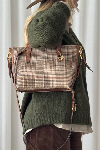 Windsor Reversible Bag little, brown/check