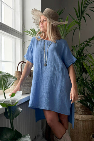 Amilia pellavatunika, heavenly blue