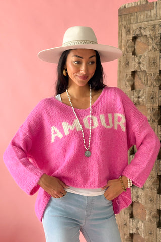 Amour neule, pink