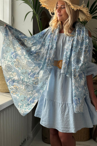 Andrea scarf, blue