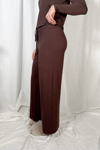 Bamboo Relax pants, coffee