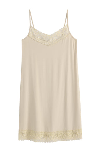 Bamboo Lace Joice slip mekko, beige