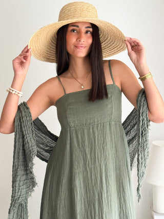 Boho mesh pellavahuivi, camo