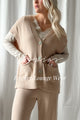 In Harmony knitted vest, beige