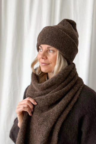 Chamonix alpakka beanie, coffee
