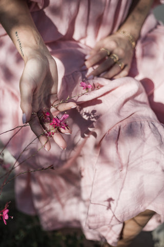 Charly pellavamekko, baby pink