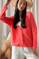 Cheerful neuletakki, neon coral