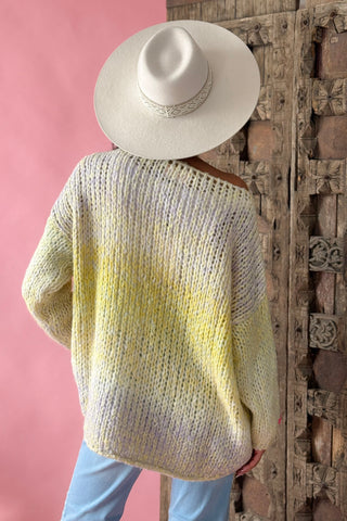 Color Rush neule, yellow