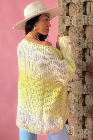 Color Rush neule, yellow