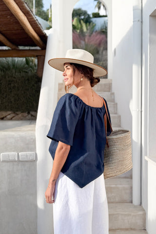 Galilea pellavapaita, navy