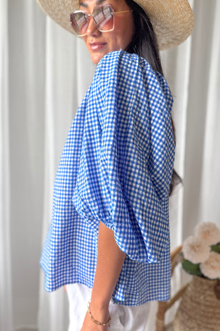 Gingham ruutupaita, sininen