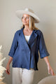 Haylee pellavableiseri, royal blue