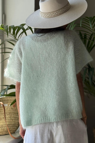 Honeylight mohairliivi, aqua