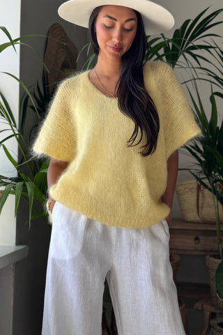 Honeylight mohairliivi, lemon