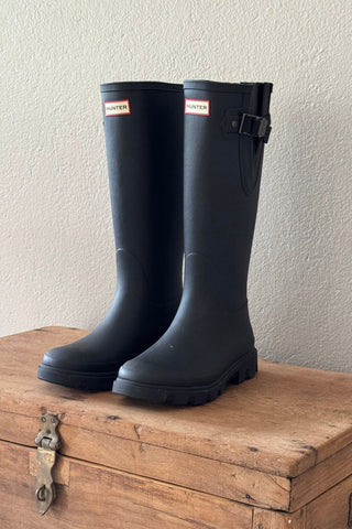 Hunter adjustable downpour kumisaappaat, musta