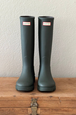 Hunter unisex downpour kumisaappaat, tumma oliivi