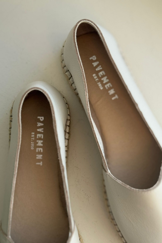 Ida espadrillot, beige nappa