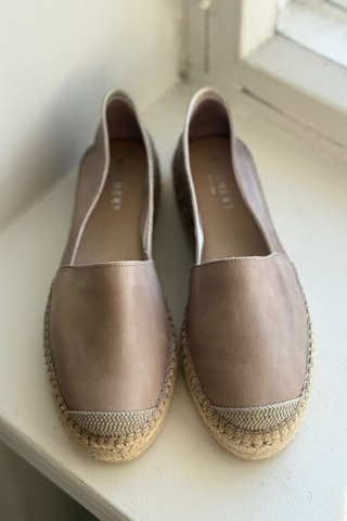 Ida espadrillot, bone nappa