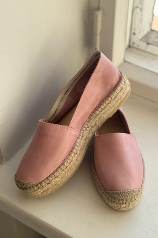 Ida espadrillot, rose nappa