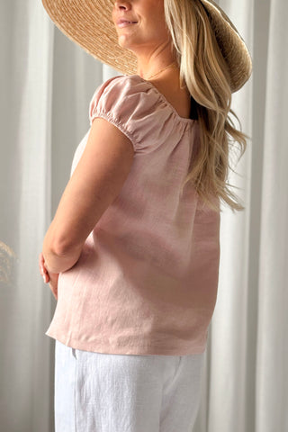 Isabel pellavapaita, sorbet pink