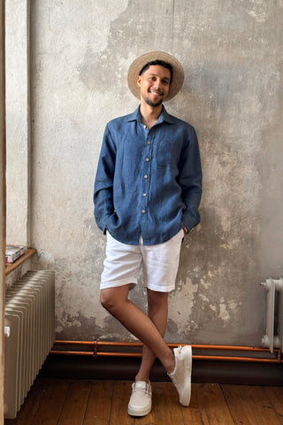 John pellavapaita, denim stripe