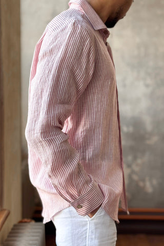 John pellavapaita, pink stripe