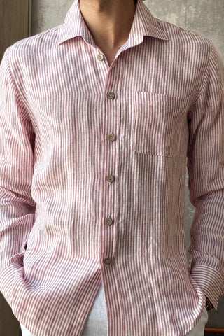 John pellavapaita, pink stripe