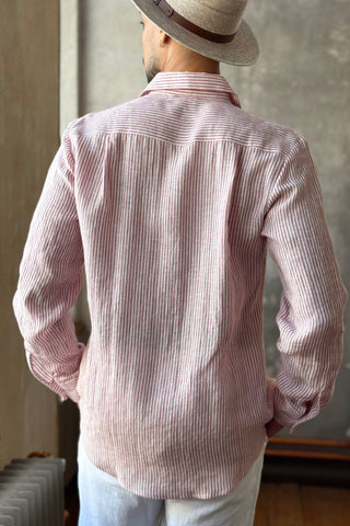 John pellavapaita, pink stripe