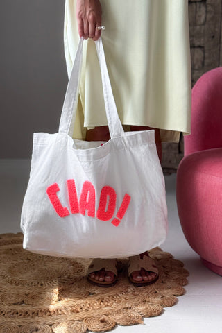 Ciao summer bag, valkoinen