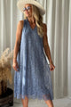 Lace Darling mekko, sininen
