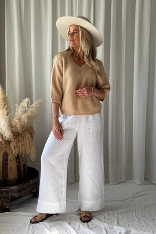 Melisse alpacajumper, beige